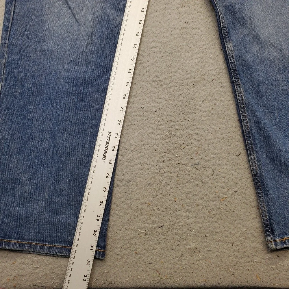 Levi's 505 Baggy Jeans Men's 38x32 Blue Denim 5-Pockets‎ Straight Leg High Rise